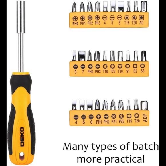 Father's Day 100 Piece Home Repair Tool SetS,Plastic Tool Box Storage - Picture 4 of 7